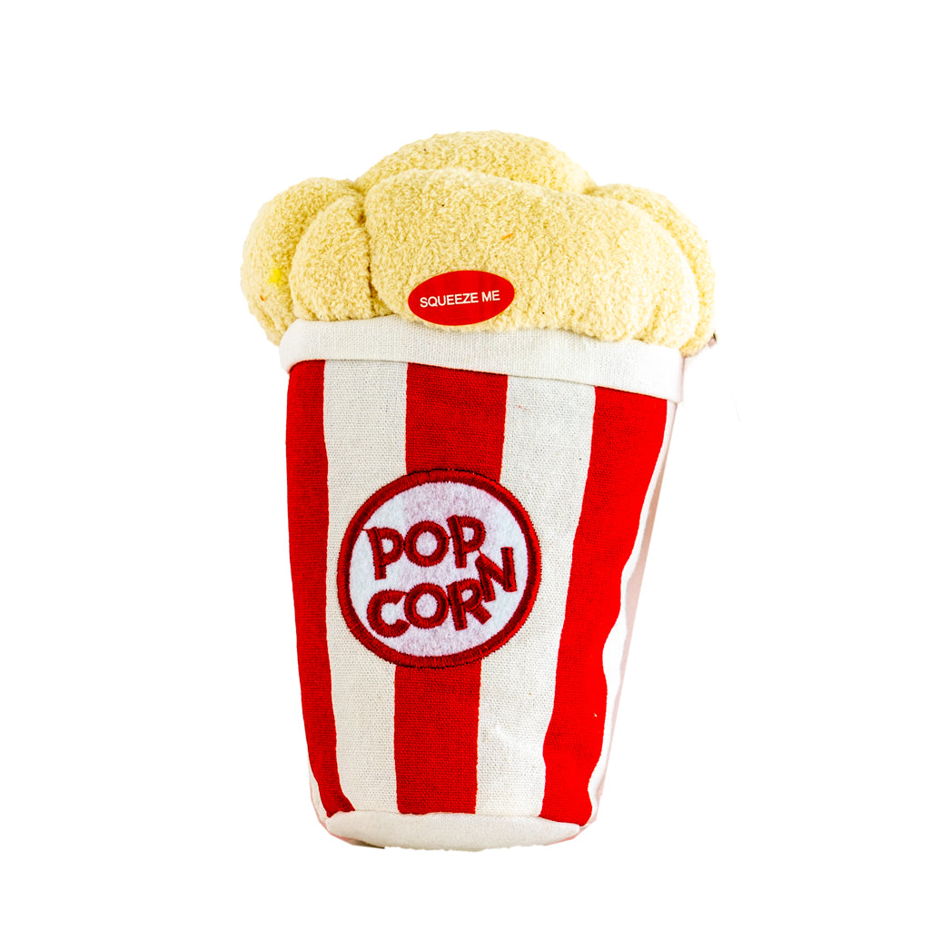 Popcorn shop dog toy