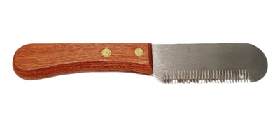 Animal House 31 Tooth Stripping Knife with Wooden Handle 
