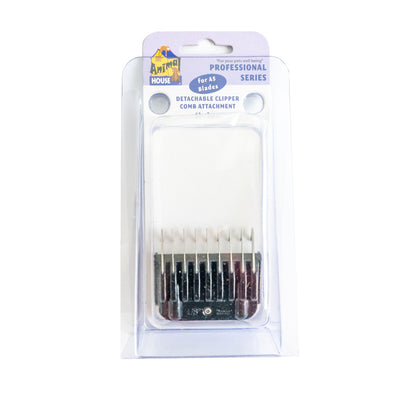 Animal House Prof. Series Metal Detachable Clipper Comb Attachments Set - SPECIAL (ND)