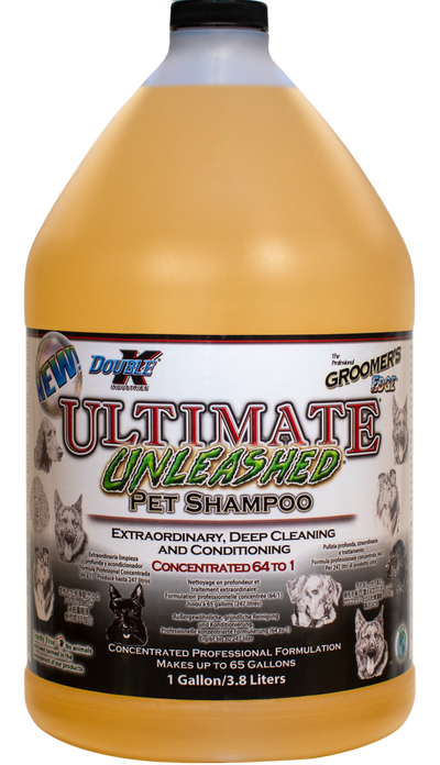 Double K Groomer's Edge Ultimate Unleashed Shampoo - 3.8 Litres/1 Gallon