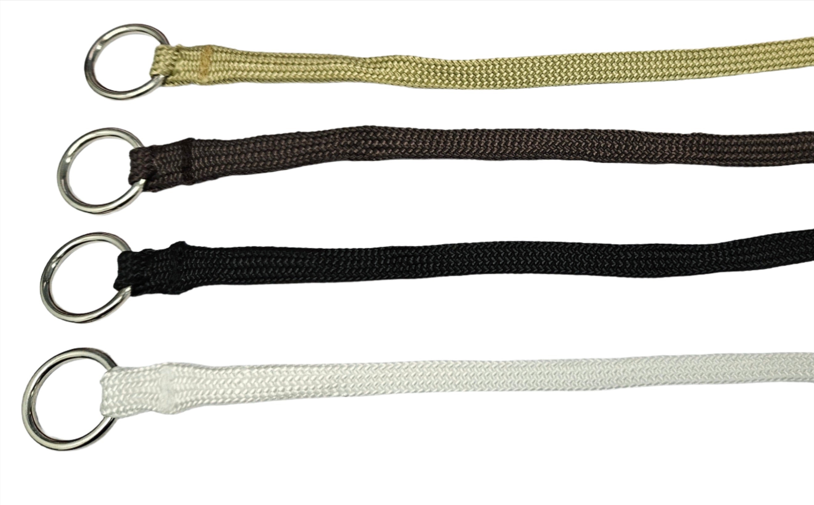 Nylon choke outlet dog collar